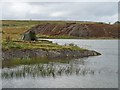 Fishing on the upper lake at Blue Lakes