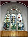 Netley Marsh, St Matthew- stained glass window above the altar