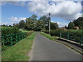 Viking Way crossing the minor road to Asterby