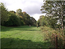 TQ3574 : Green Chain Walk in Brenchley Gardens by David Anstiss