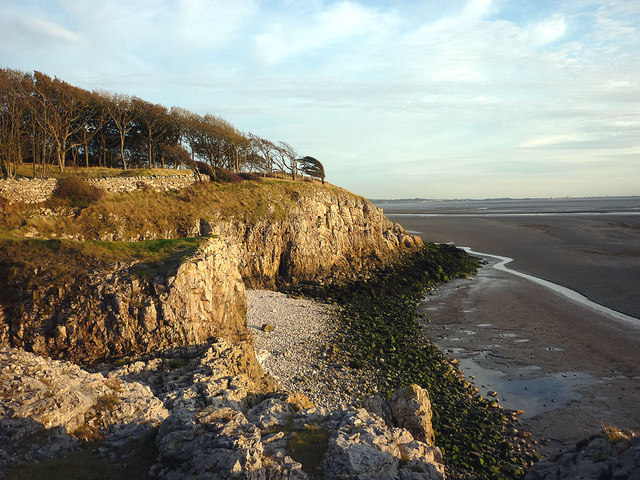 A rocky shore at Silverdale