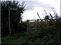 Footpath to the Byway to Sutton Hall