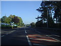 The A5 passing the Holiday Inn, Markyate