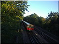 Northern Line train passing Hendon Park