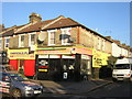 Shops at junction of Thirsk Road and Whitehorse Lane, Thornton Heath
