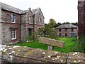 Old sandstone buildings, Wetheral Abbey Farm