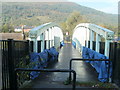 Footbridge near Ebbw Vale Parkway railway station