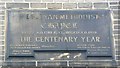 Plaque on the Methodist Chapel, Denby Dale