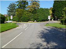 SU2907 : Lyndhurst, road junction by Mike Faherty