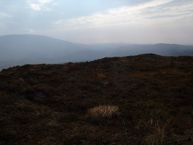 View from just below the summit of Craignell