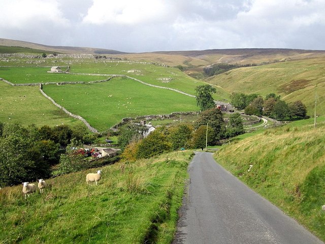 Road above Darnbrook House