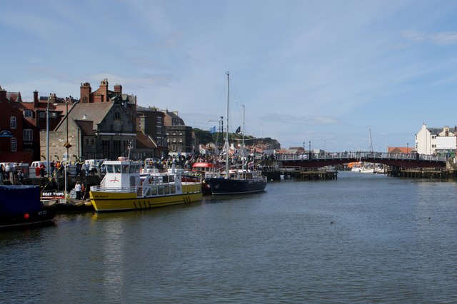 River Esk, Whitby - panorama #4 of 4 © Dave Hitchborne :: Geograph ...