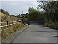 Farm track (footpath) beside the M62