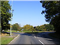 A1152 approaching the Bentwater Airfield roundabout