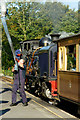 SH5848 : Taking on Water at Beddgelert by Peter Trimming