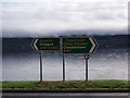 A83 road sign