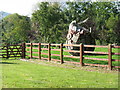 Sculpture west of Winscombe