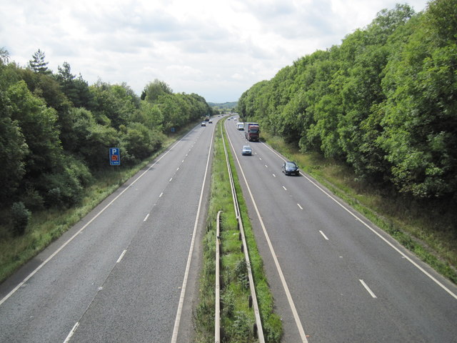 York to Leeds the A64 passing ... © Martin Dawes :: Geograph Britain ...