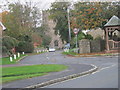 Road into Bolton-on-Swale from the B1283