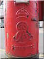 Edward VII postbox, Harrow Road / Felixstowe Road, NW10 - royal cipher