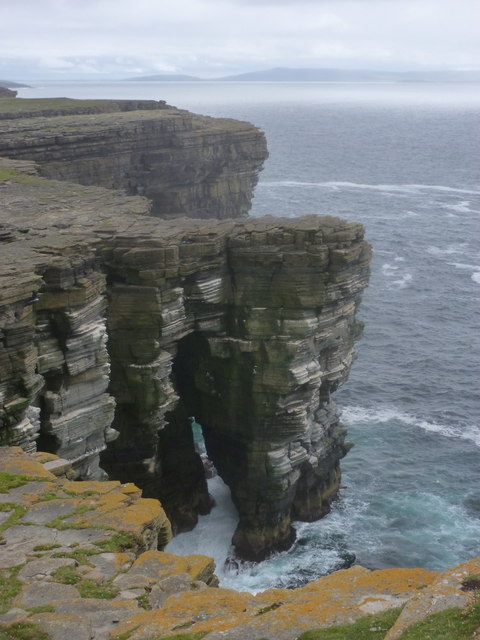 Westray: natural arch near Noup Head