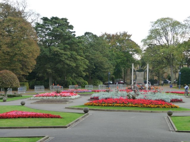 Lister Park flowerbeds