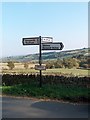 Signpost in the hamlet of Ughill