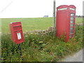 Twatt: postbox № KW17 107 and phone