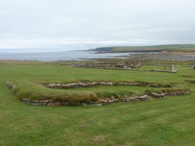 Birsay: overview of the Viking remains © Chris Downer :: Geograph ...