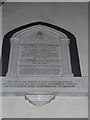 St Michael & All Angels Church, Knights Enham, Andover: memorial (d)