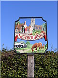 TM2743 : Newbourne Village Sign by Geographer