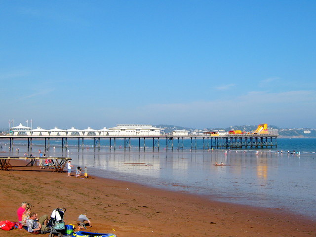 Paignton Pier on the Hottest October Day Recorded
