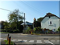 Looking from Hungerford Lane over to Christ Church, Hatherden