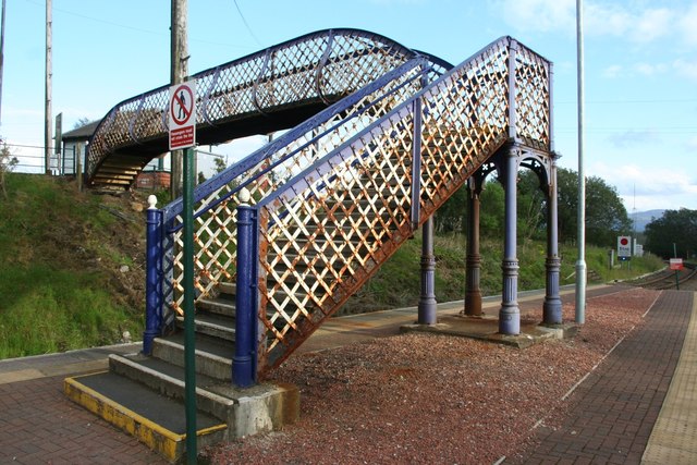 Bridge and Stairs at Rannoch Station