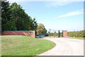 Driveway and Gates to Windmill Farm, Coton Green