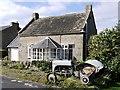 Cottage and tractor, High Mickley