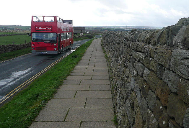 Whitby open-top bus