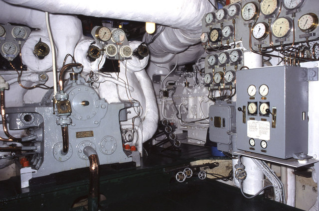 HMS Belfast - forward engine room