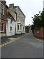 Looking from Church Square into Pulford Road