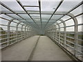 A footbridge over the M60