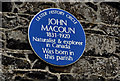 John Macoun plaque, Magheralin