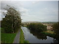 The Rochdale Canal from the A664, Kingsway