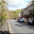 Isolated group of houses at the southern end of High Street, Llanhilleth