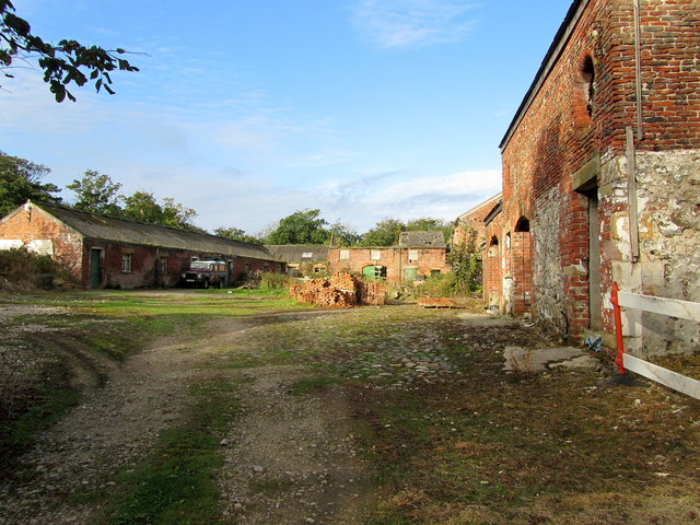 Distressed Buildings by Hackensall Hall © Chris Heaton :: Geograph ...