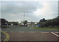 Roundabout on A5025 in Cemaes