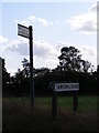 Roadsigns on Bucklesham Road