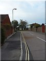 Looking from Avery Lane into Behrendt Close