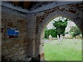 Holy Cross Hoggeston- looking out from the church porch