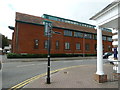 Sign to the library in Reynolds Road