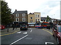 Centrebus turning from Lake Street into the High Street